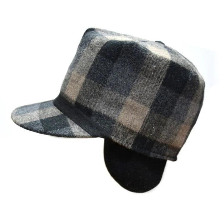 Crown Cap Plaid Check Stockman with 3/4 Inner Earband - Houlihan Saddlery LLC