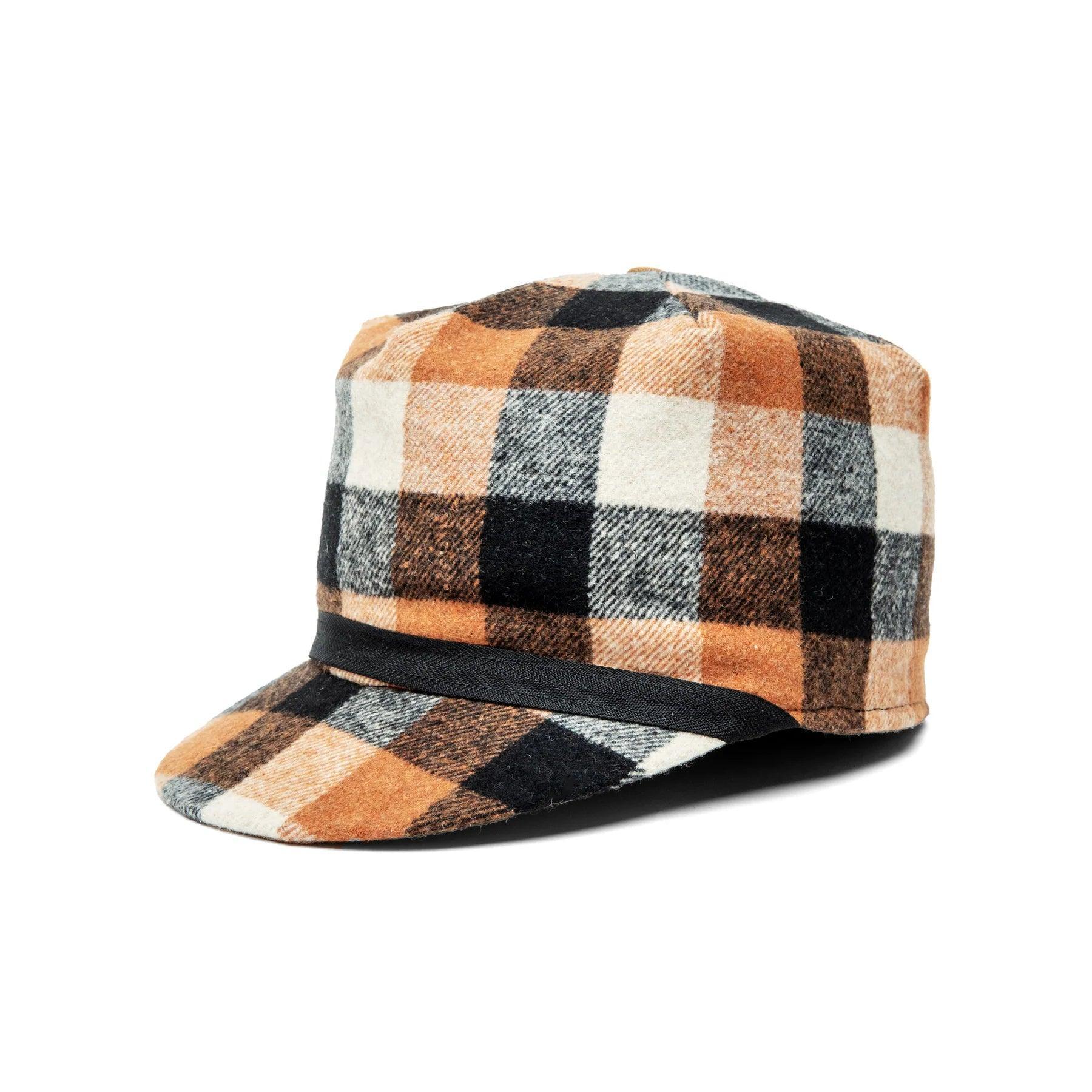 Crown Cap Plaid Check Stockman with 3/4 Inner Earband - Houlihan Saddlery LLC