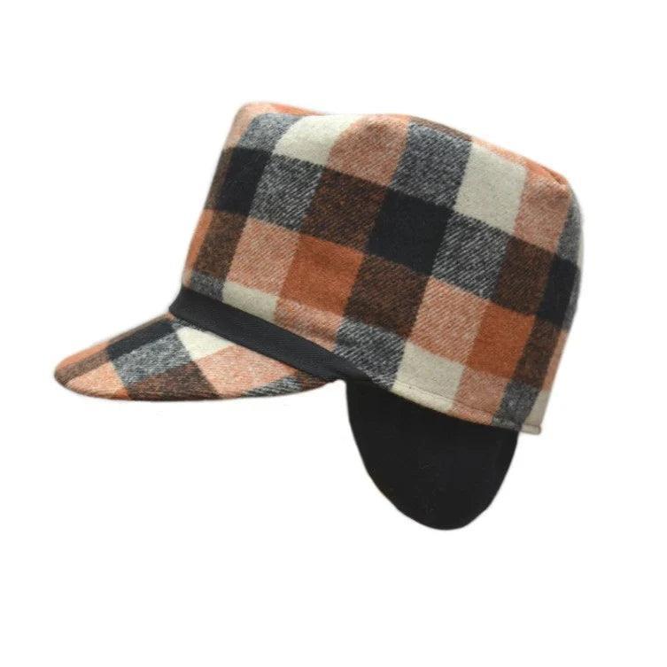 Crown Cap Plaid Check Stockman with 3/4 Inner Earband - Houlihan Saddlery LLC