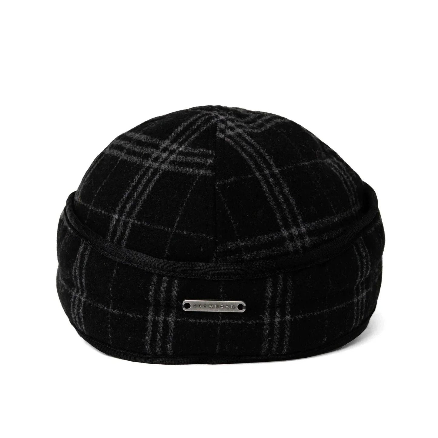 Crown Cap Black Plaid Railroad Hat - Crown Cap Crown Cap Houlihan Saddlery LLC