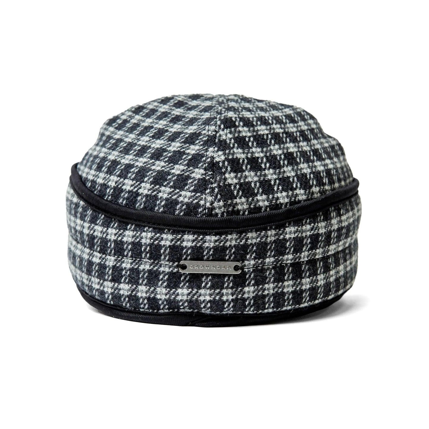 Crown Cap Wool Blend Plaid Railroad Hat - Crown Cap Crown Cap Houlihan Saddlery LLC