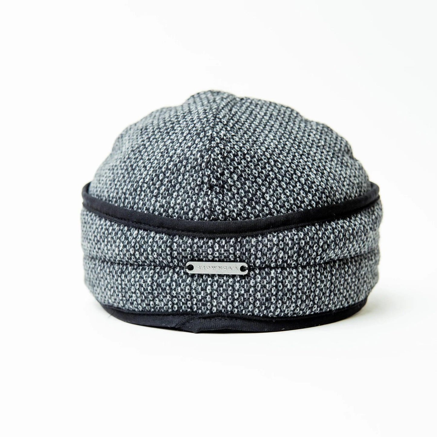 Crown Cap Wool Blend Black Pattern Railroad Hat - Houlihan Saddlery LLC