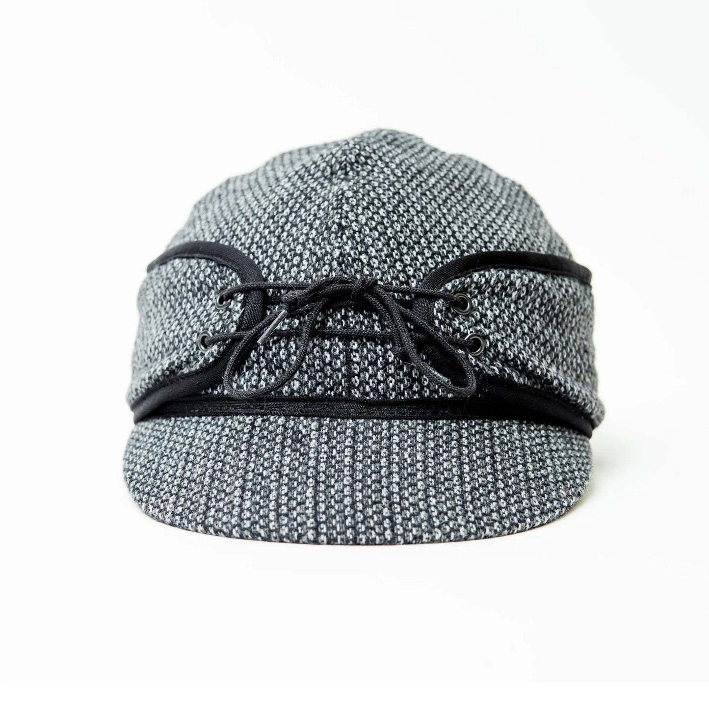 Crown Cap Wool Blend Black Pattern Railroad Hat - Houlihan Saddlery LLC
