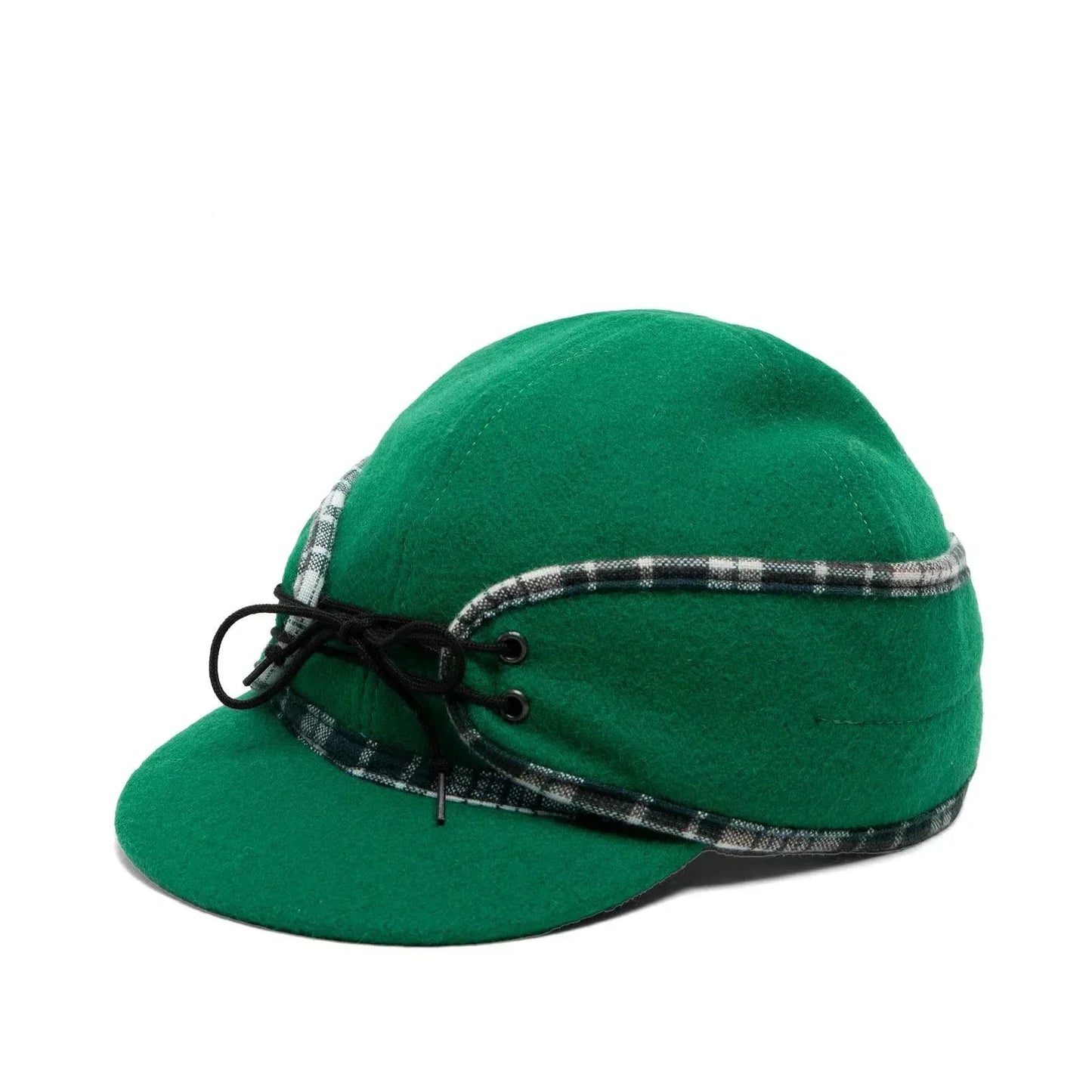 Ladies Wool Blend Solid Color Railroad Hat with Ponytail Hole - Crown Cap Crown Cap Houlihan Saddlery LLC