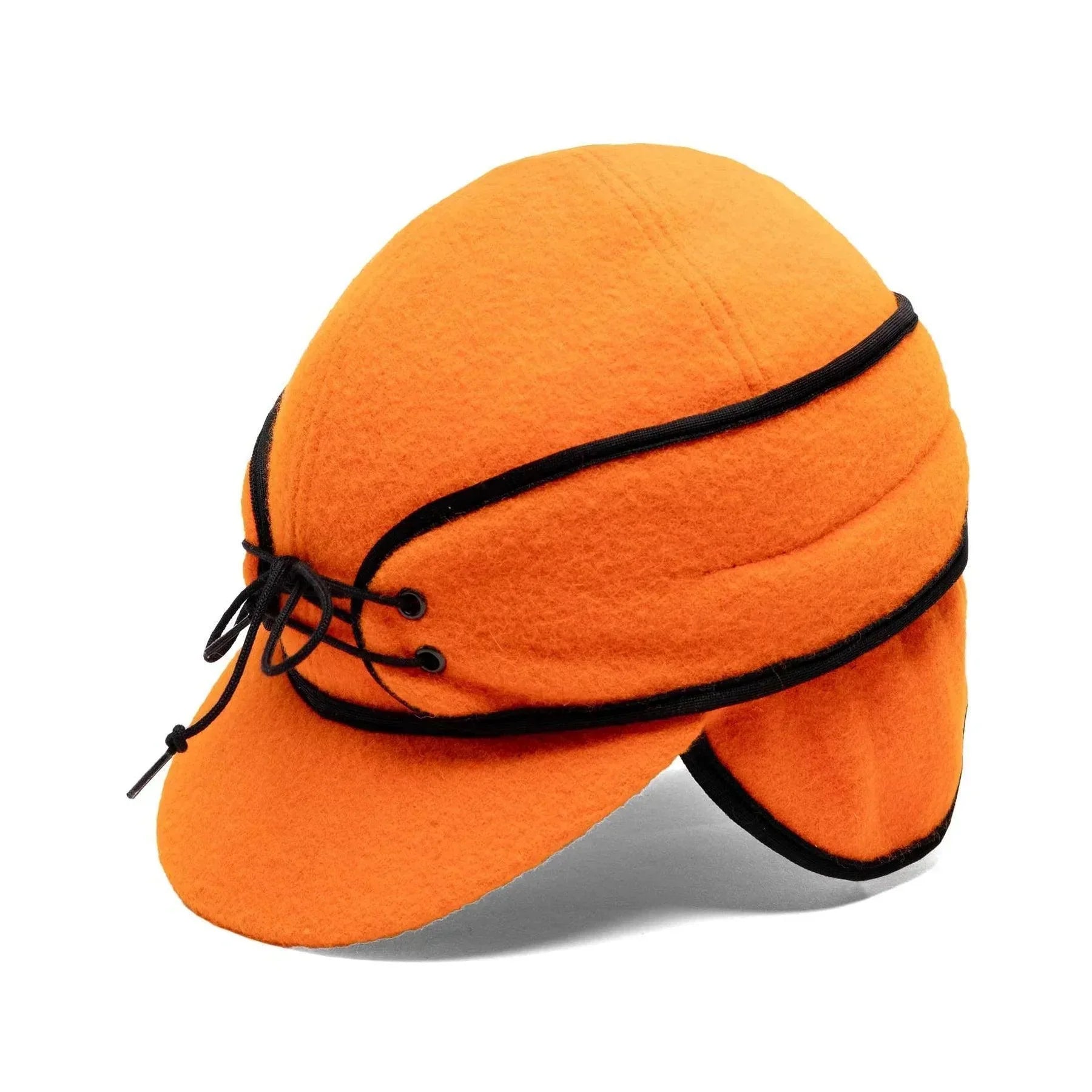 Crown Cap Blaze Orange Wool Railroad Hat - Houlihan Saddlery LLC