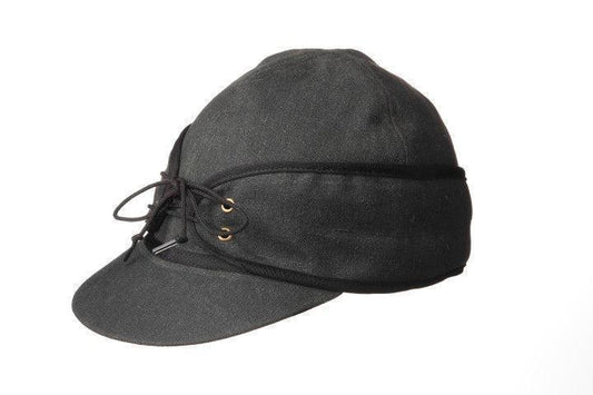 Crown Cap Waxed Cotton Canvas Railroad Hat - Houlihan Saddlery LLC