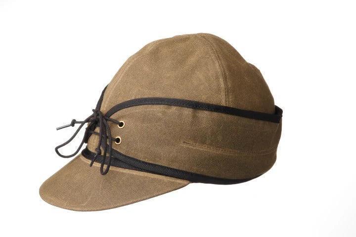 Crown Cap Waxed Cotton Canvas Railroad Hat - Crown Cap Crown Cap Houlihan Saddlery LLC