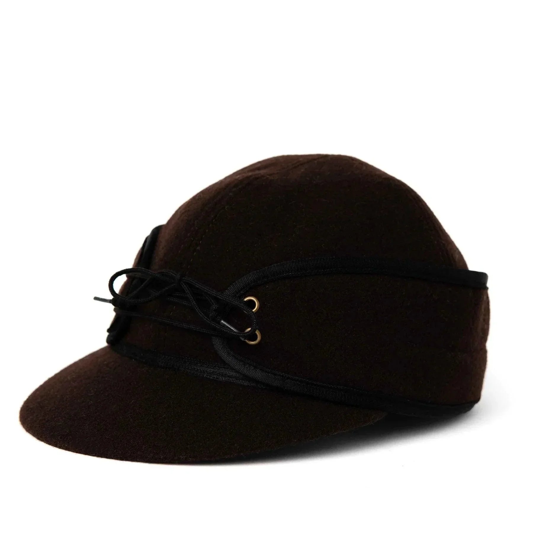Crown Cap Classic Wool Blend Railroad Hat - Houlihan Saddlery LLC