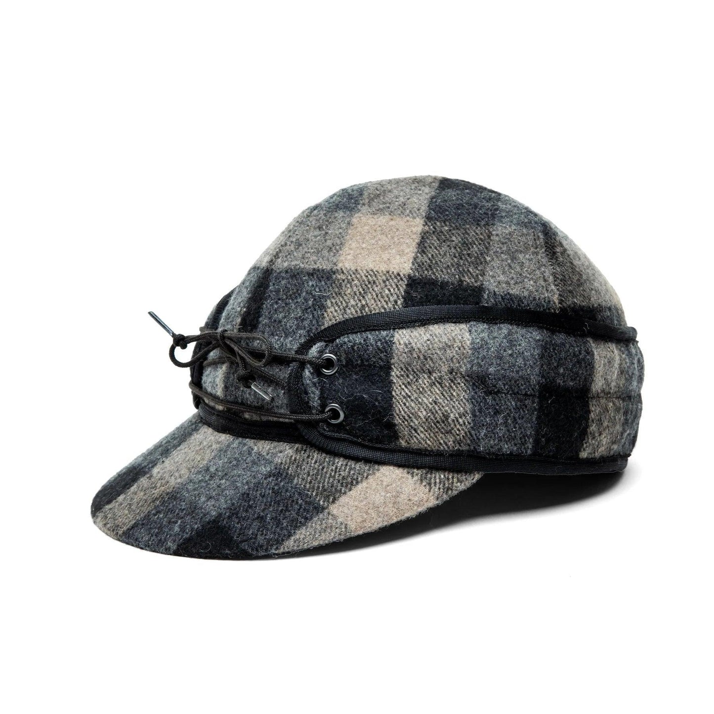 Crown Cap Plaid Check Railroad Hat - Houlihan Saddlery LLC