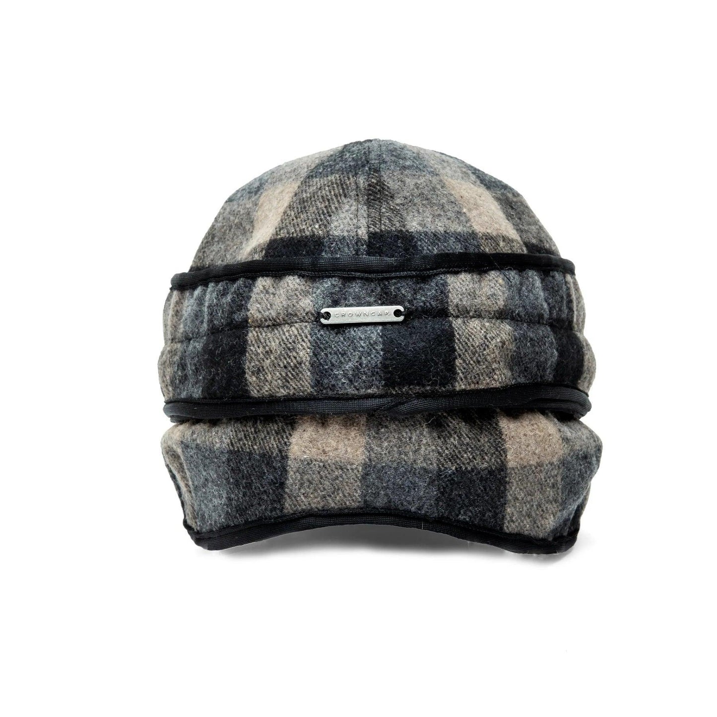 Crown Cap Plaid Check Railroad Hat - Houlihan Saddlery LLC