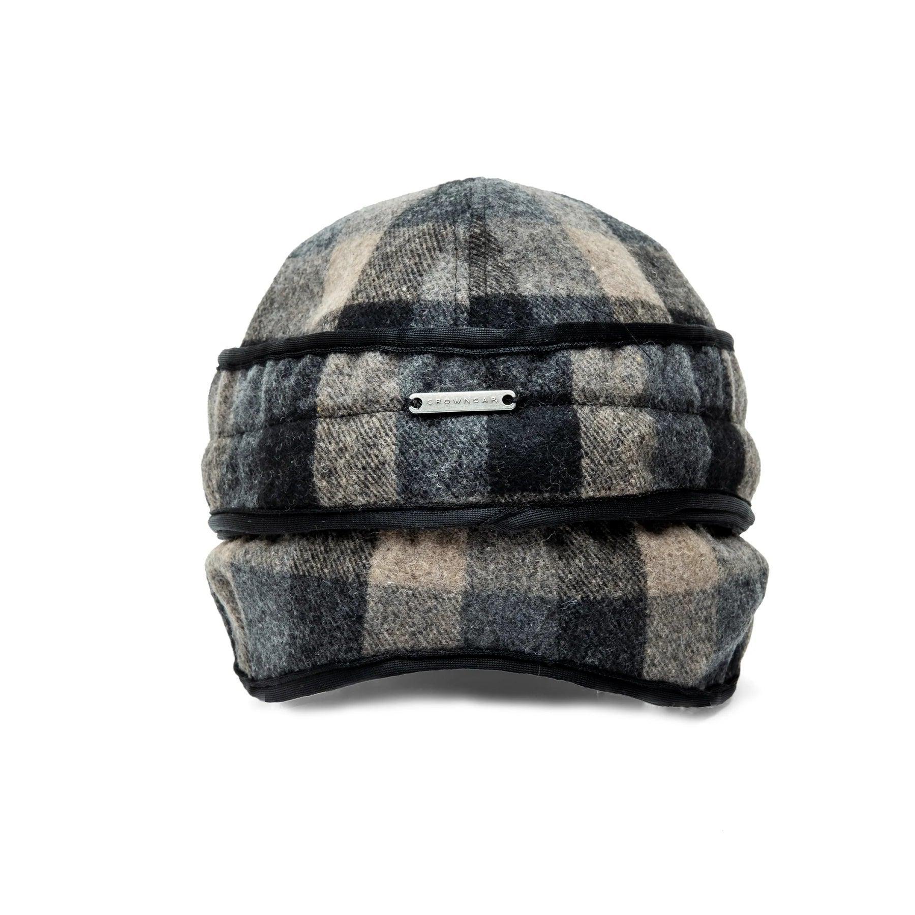 Crown Cap Plaid Check Railroad Hat - Houlihan Saddlery LLC
