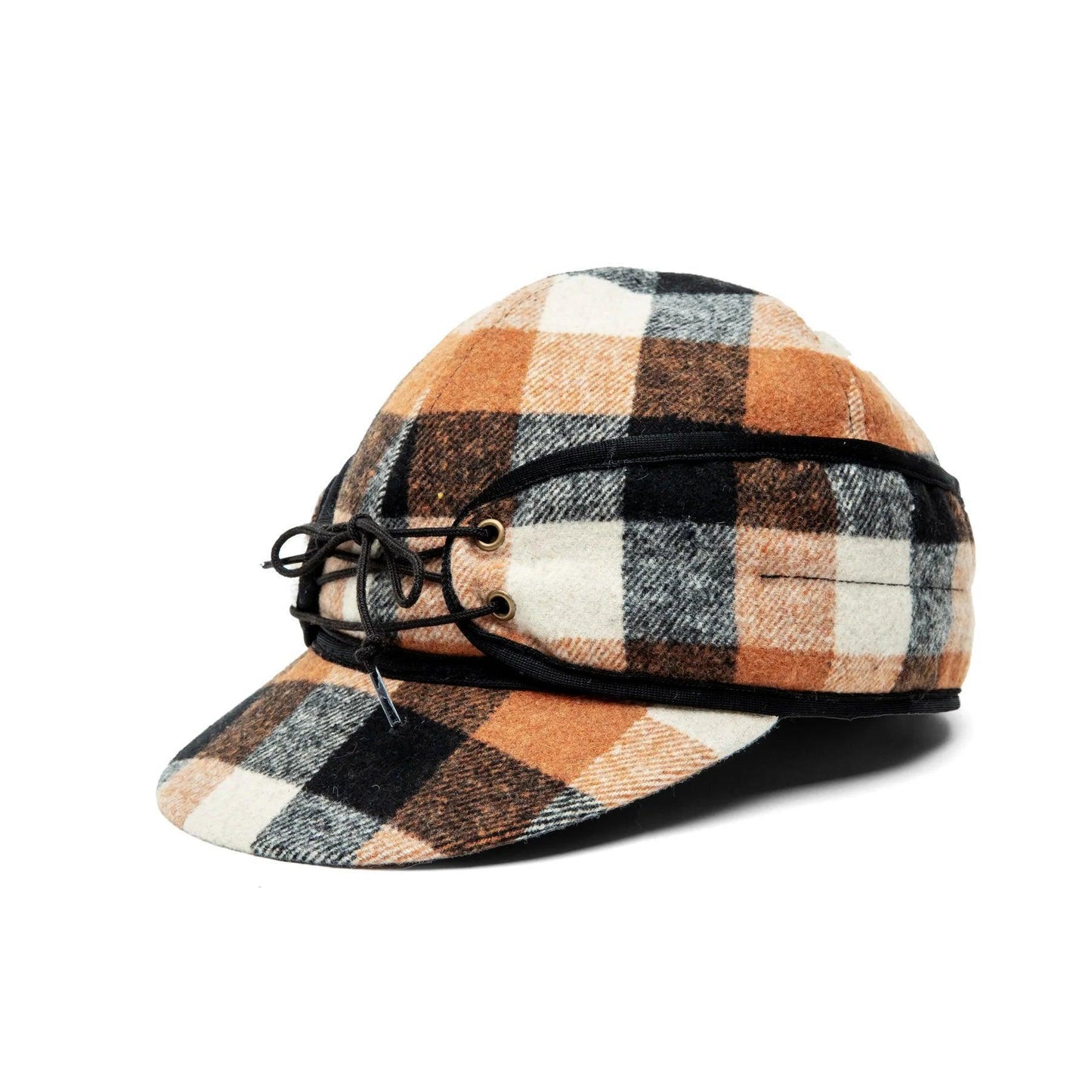 Crown Cap Plaid Check Railroad Hat - Houlihan Saddlery LLC