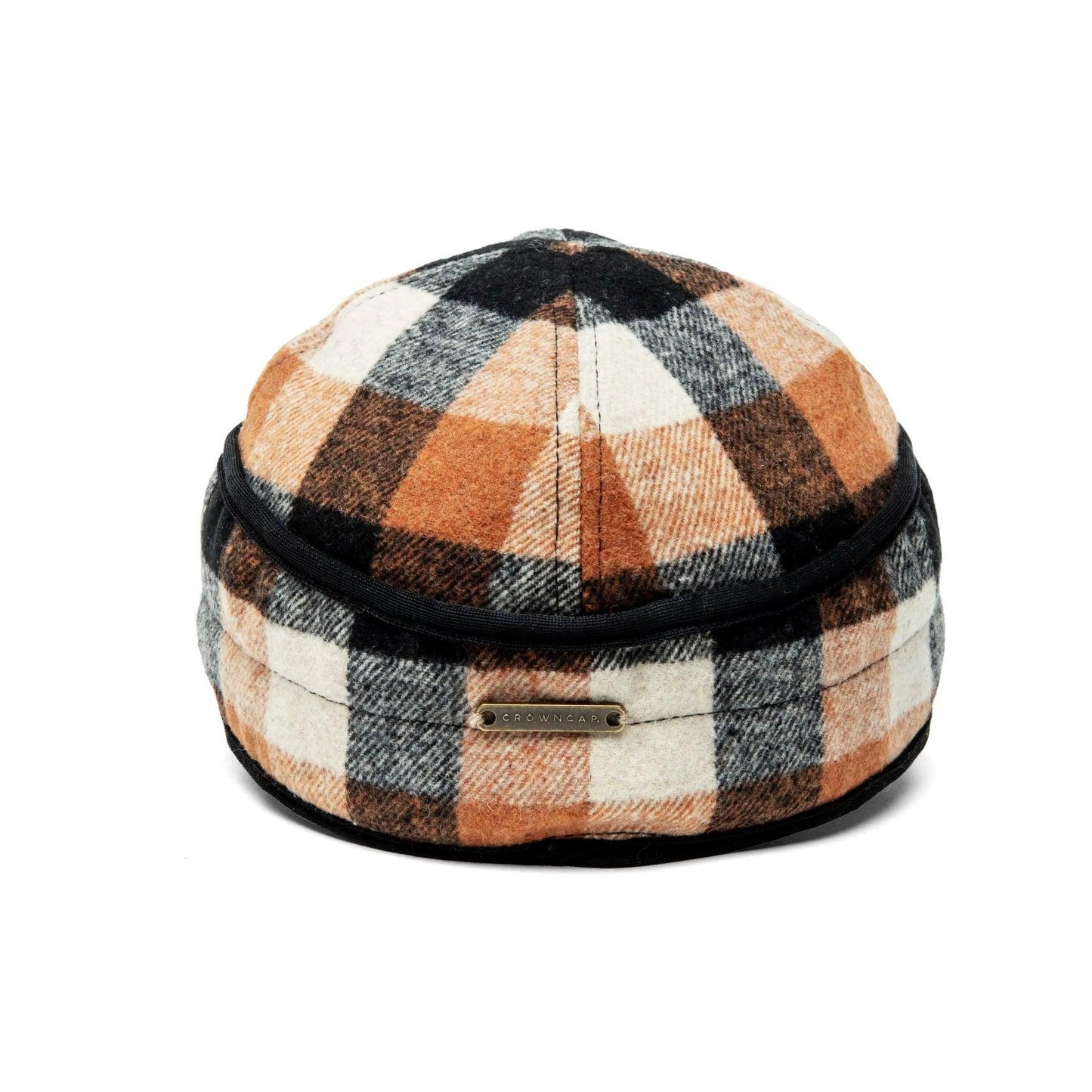 Crown Cap Plaid Check Railroad Hat - Houlihan Saddlery LLC