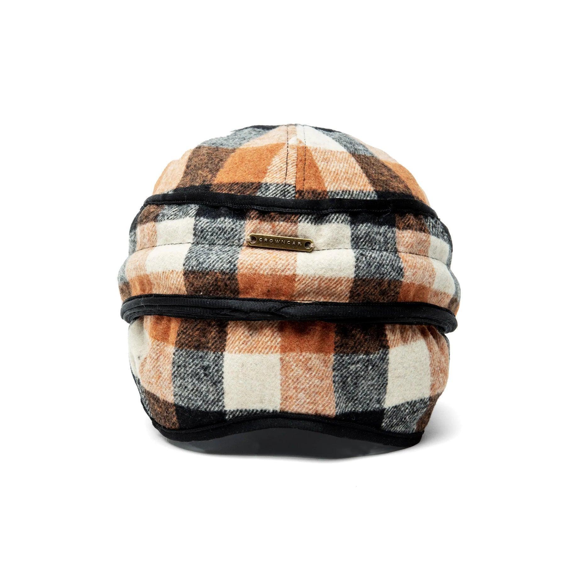 Crown Cap Plaid Check Railroad Hat - Houlihan Saddlery LLC