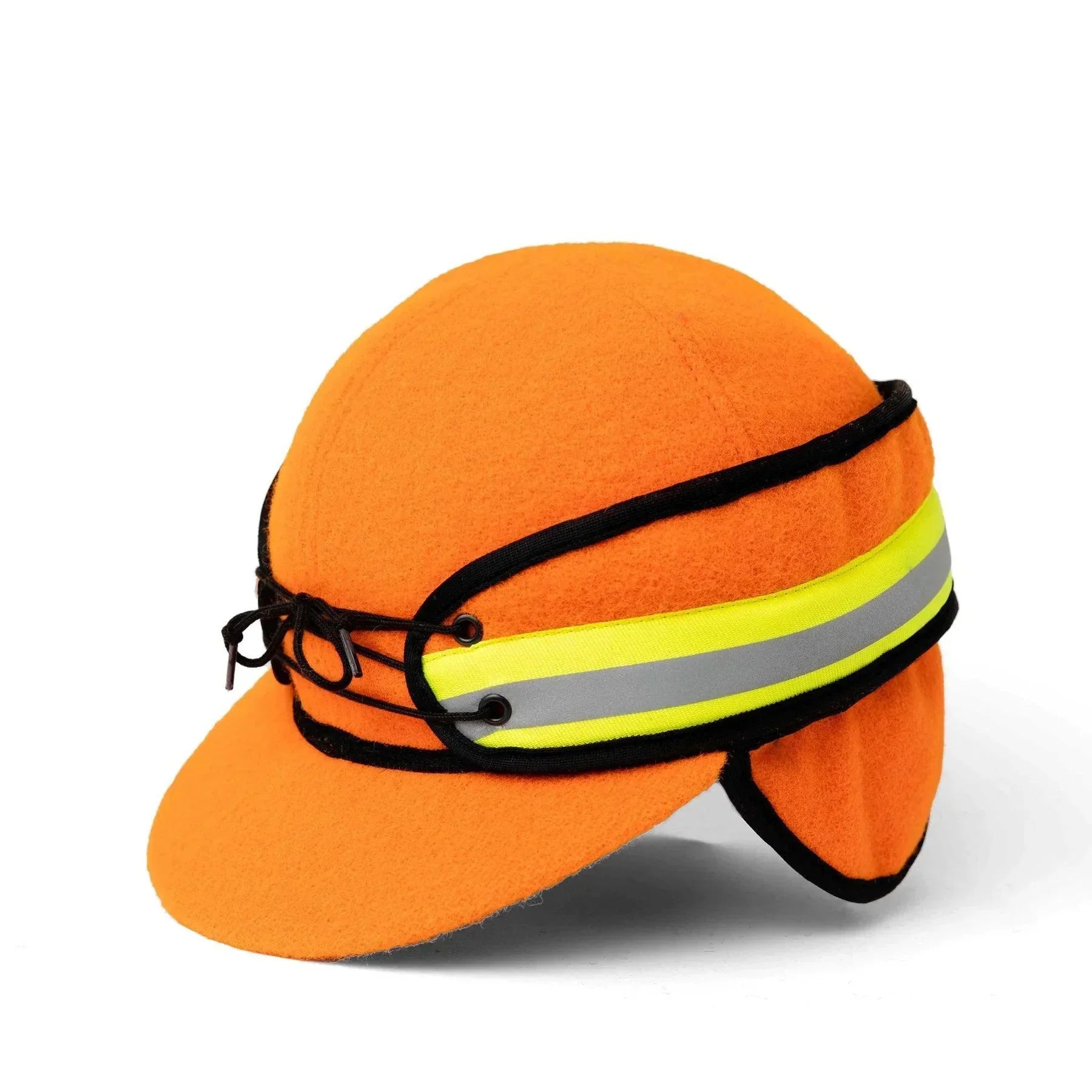 Crown Cap Melton Railroad Hat with Reflective Tape - Houlihan Saddlery LLC