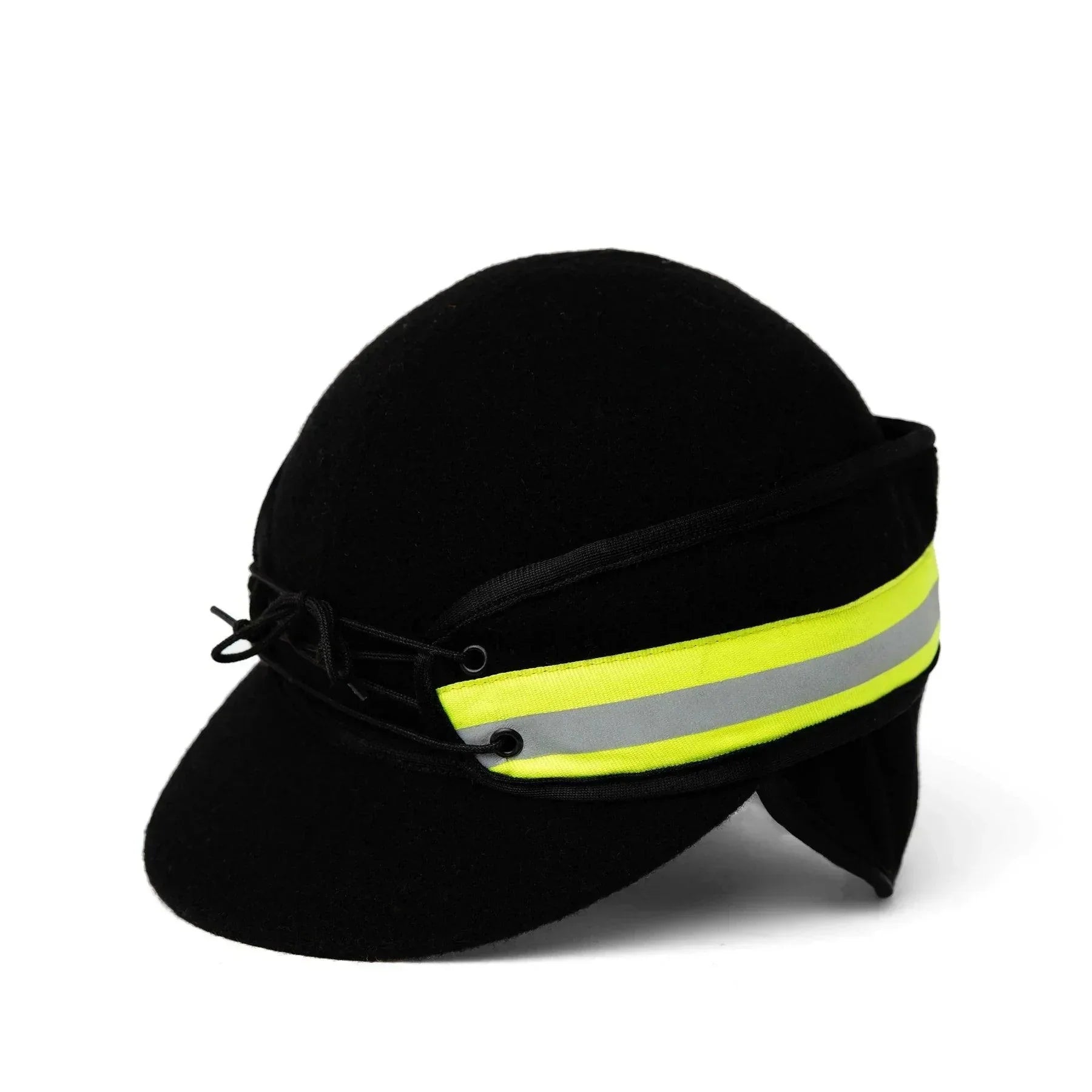 Crown Cap Melton Railroad Hat with Reflective Tape - Houlihan Saddlery LLC