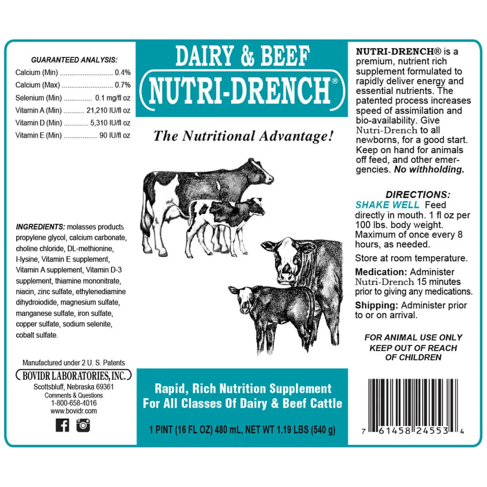 Dairy & Beef Nutri-Drench