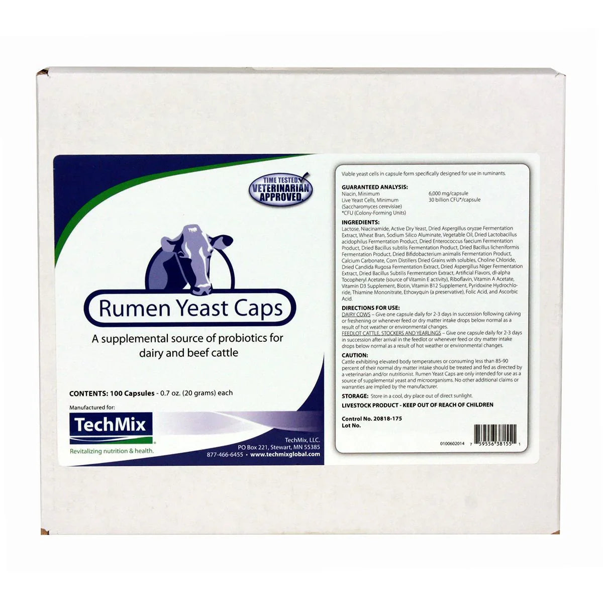 Rumen Yeast Caps