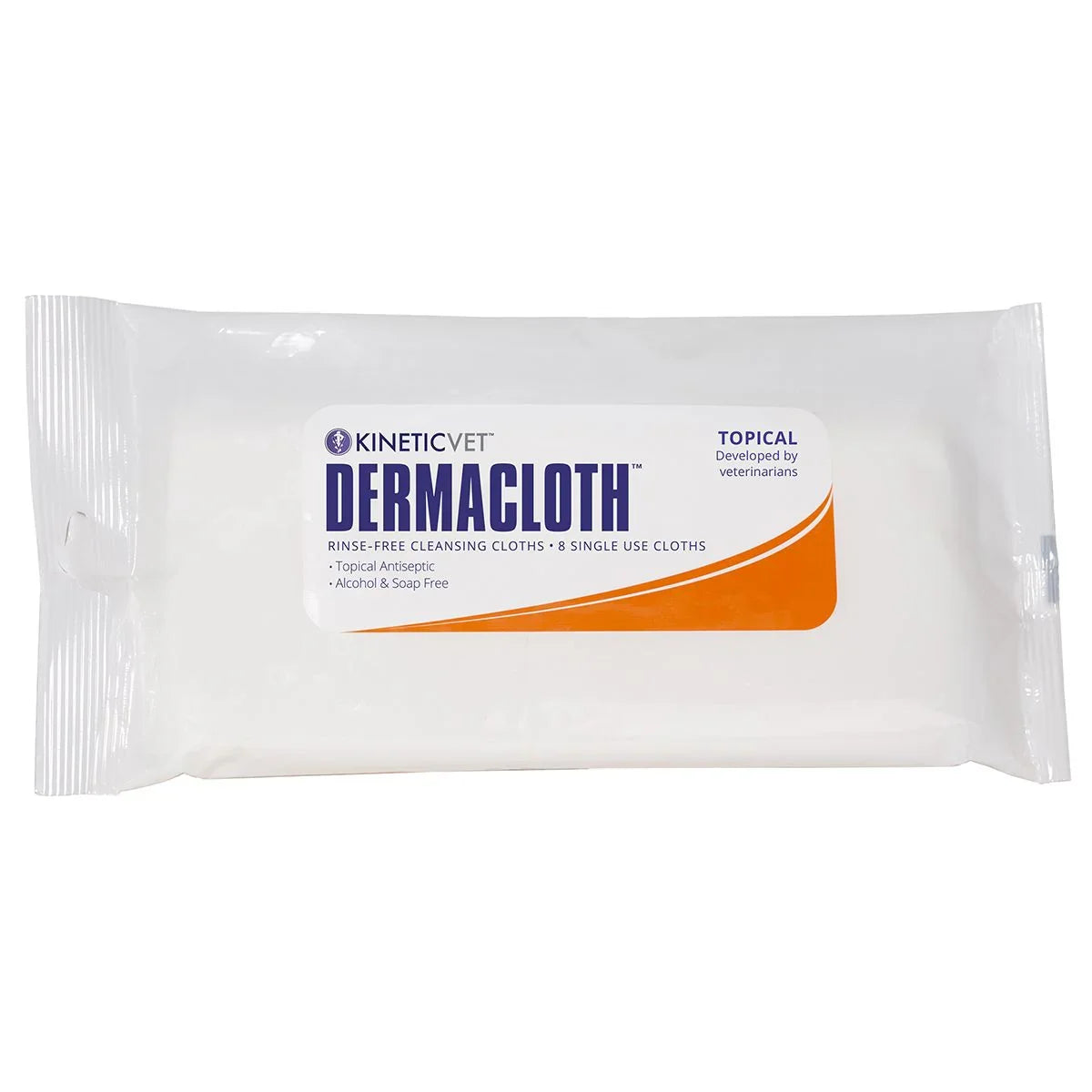 DERMACLOTH Rinse-Free Cleansing Cloths - Pet Grooming Kinetic Vet Houlihan Saddlery LLC