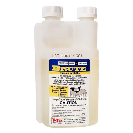Brute Pour-On Insecticide - Houlihan Saddlery LLC