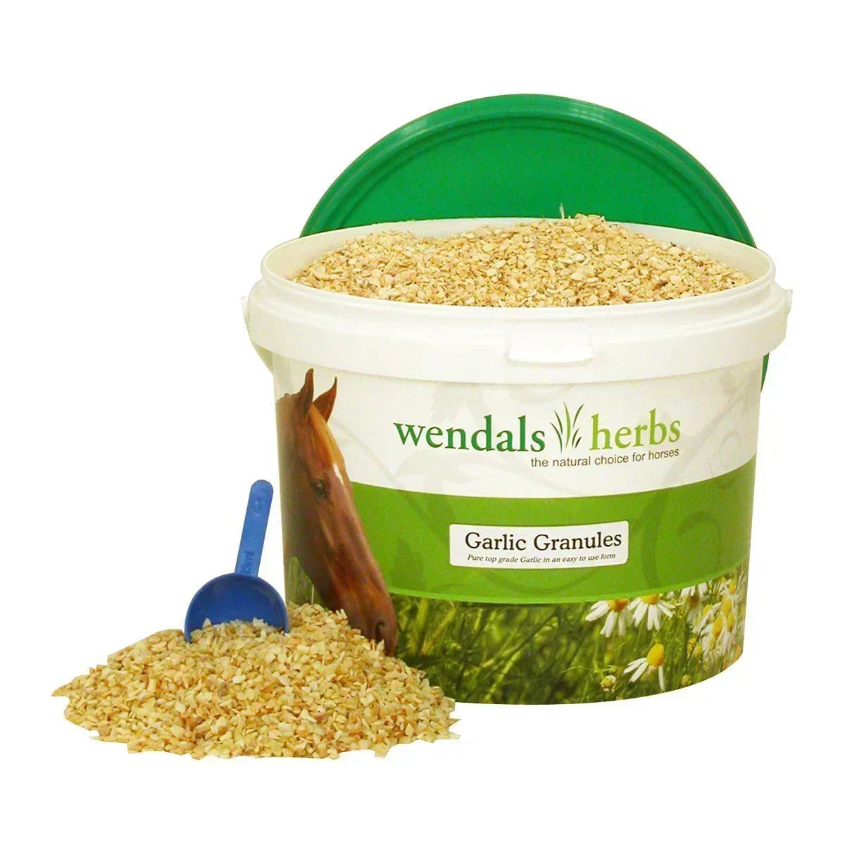 Wendals Herbs 100% Pure Garlic Granules - Horse Fly control Wendals Herbs Houlihan Saddlery LLC