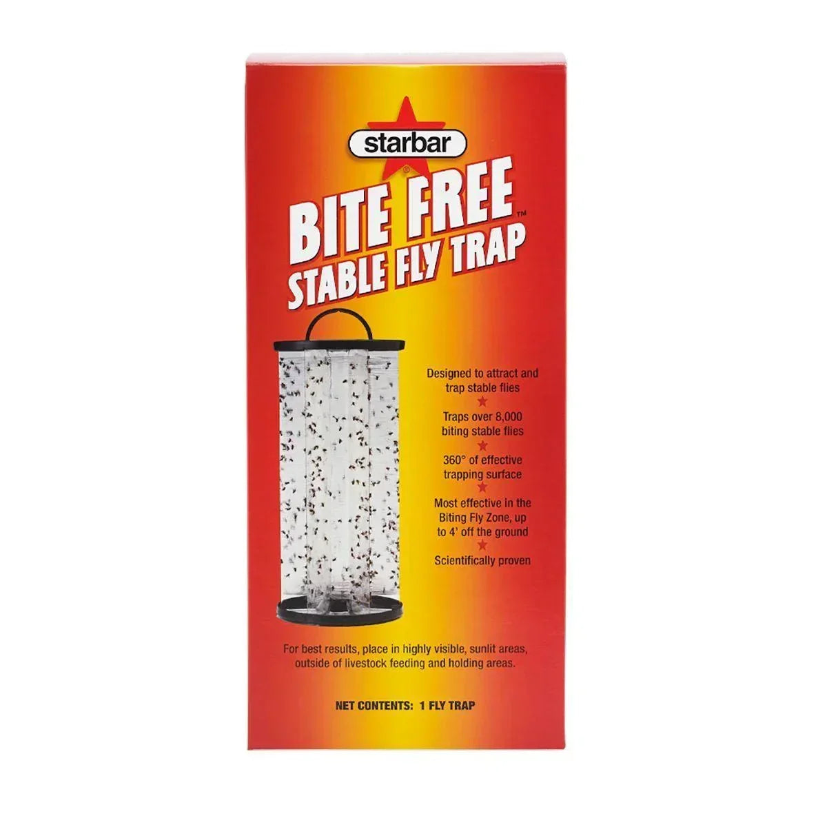 Starbar Bite Free Stable Fly Trap - Livestock Fly Control Wellmark International Houlihan Saddlery LLC