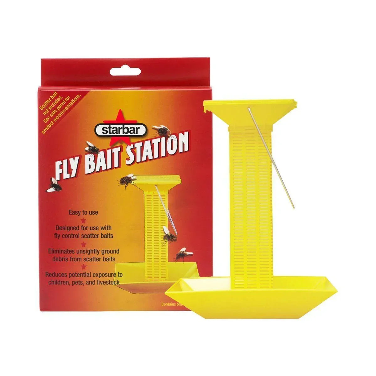 Starbar Fly Bait Station - Livestock Fly Control Wellmark International Houlihan Saddlery LLC