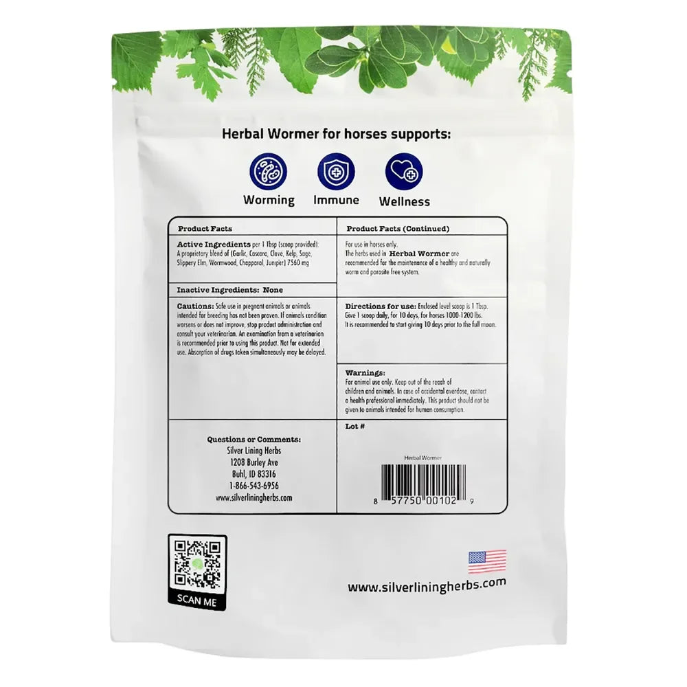 Herbal Wormer for Horses
