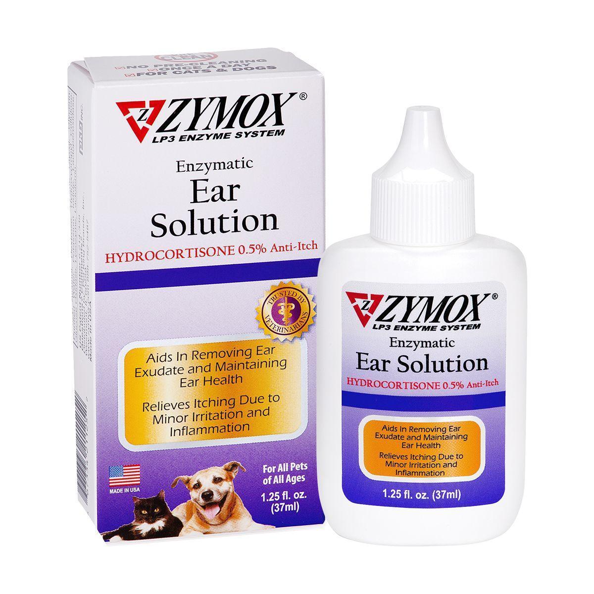 Zymox Enzymatic Ear Solution - Pet Ear Care - Pet King Brands Inc - Houlihan Saddlery LLC