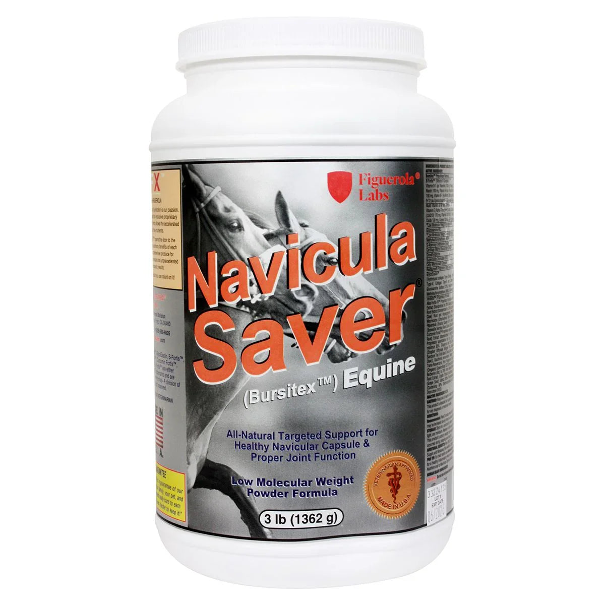 NaviculaSaver (100% Bursitex) Equine - Horse Supplements Figuerola Labs Houlihan Saddlery LLC