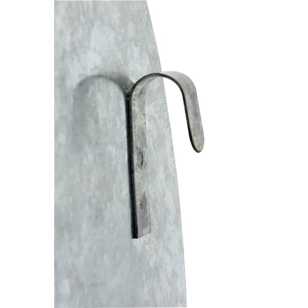 Galvanized Hanging Corner Poultry Feeder