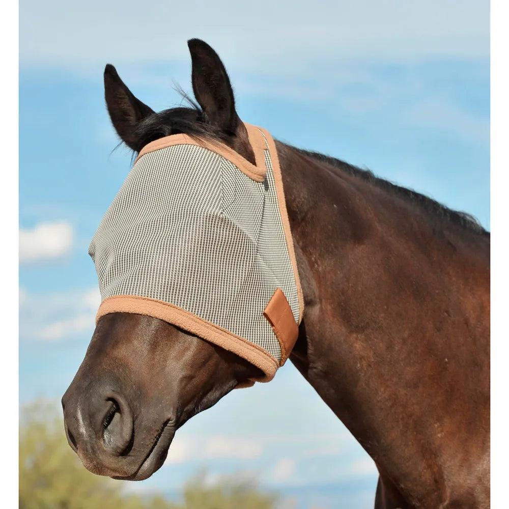 Pro-Force Equine Fly Mask without Ears - Horse Fly control Manna Pro Houlihan Saddlery LLC