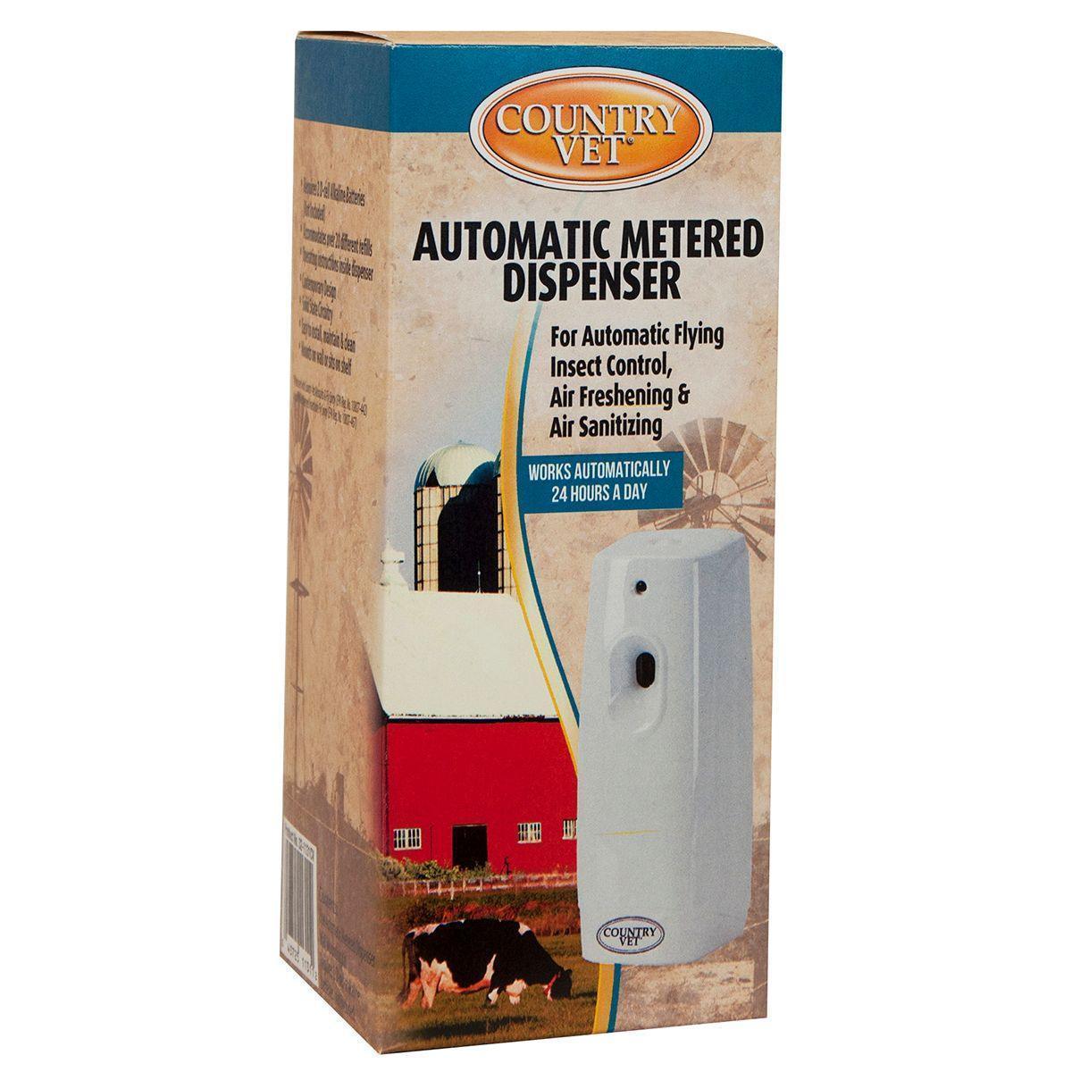 Country Vet Automatic Metered Dispenser - Livestock Fly Control Zep Inc Houlihan Saddlery LLC