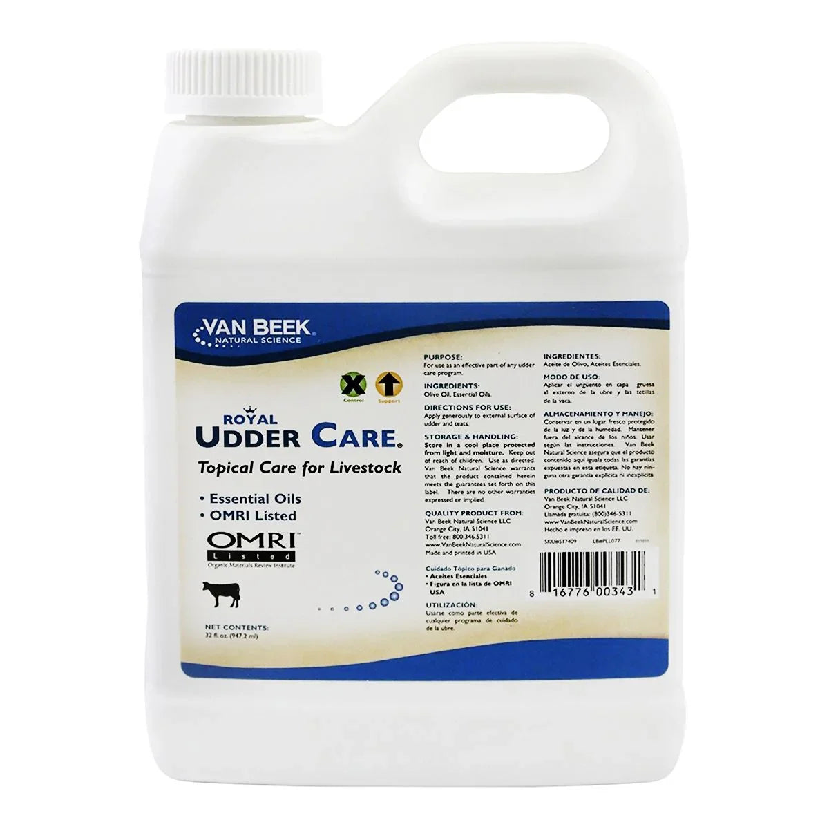 Royal Udder Care - udder care Van Beek Houlihan Saddlery LLC