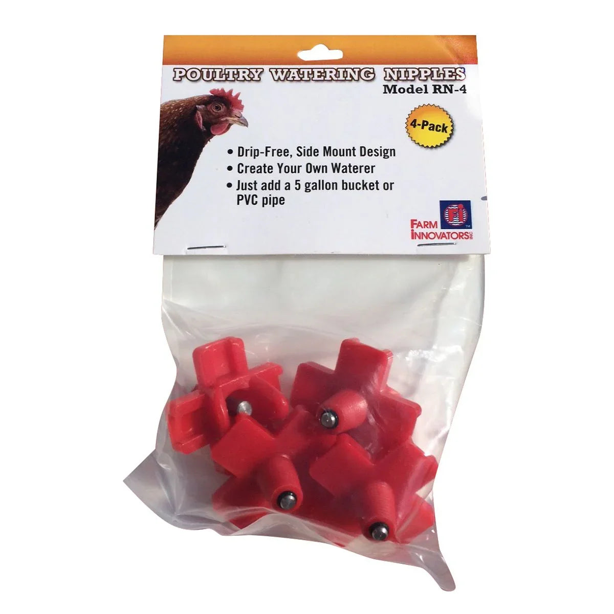 Heated Poultry Drinker HB-60P Nipples
