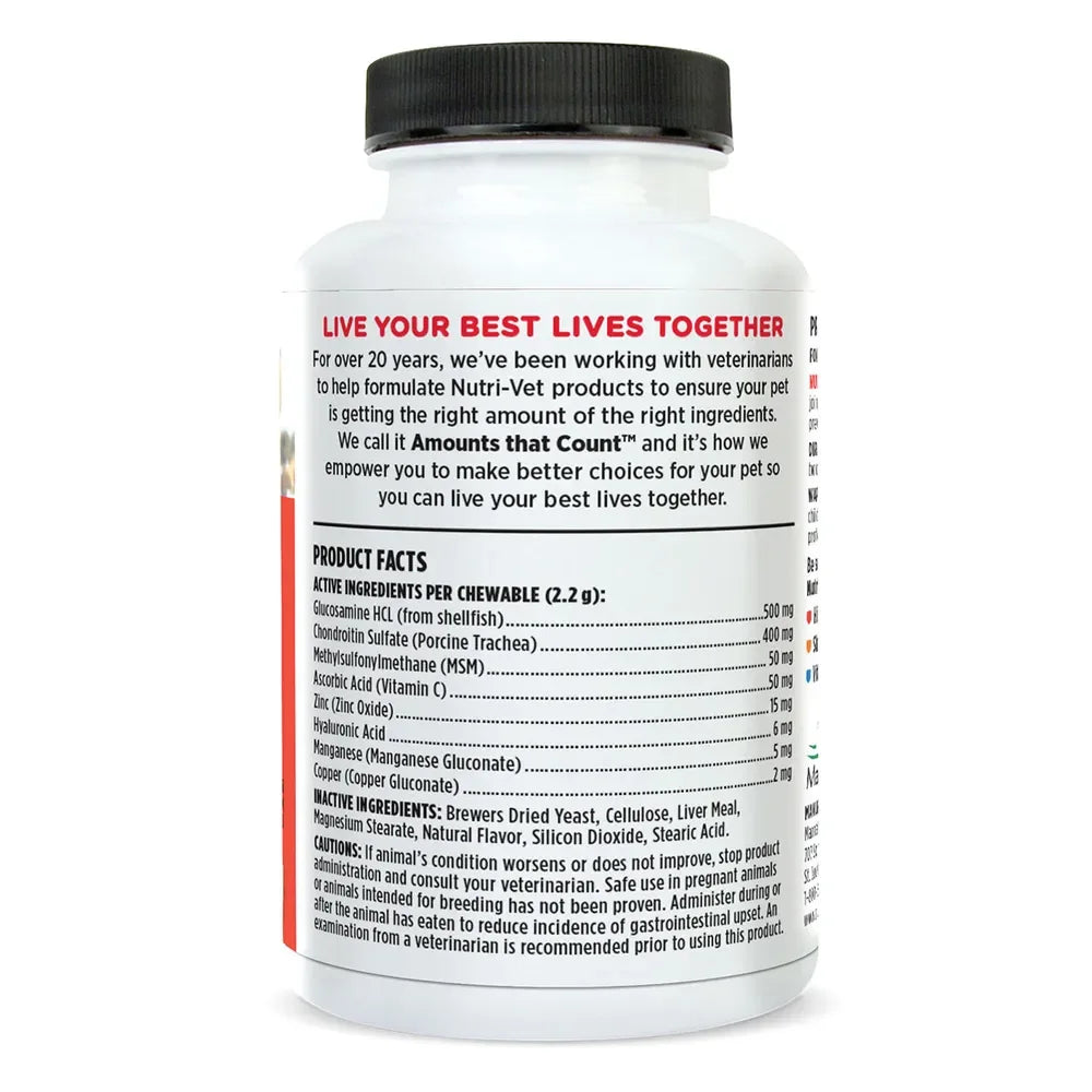 Nutri-Vet Hip & Joint Advanced Strength Chewables