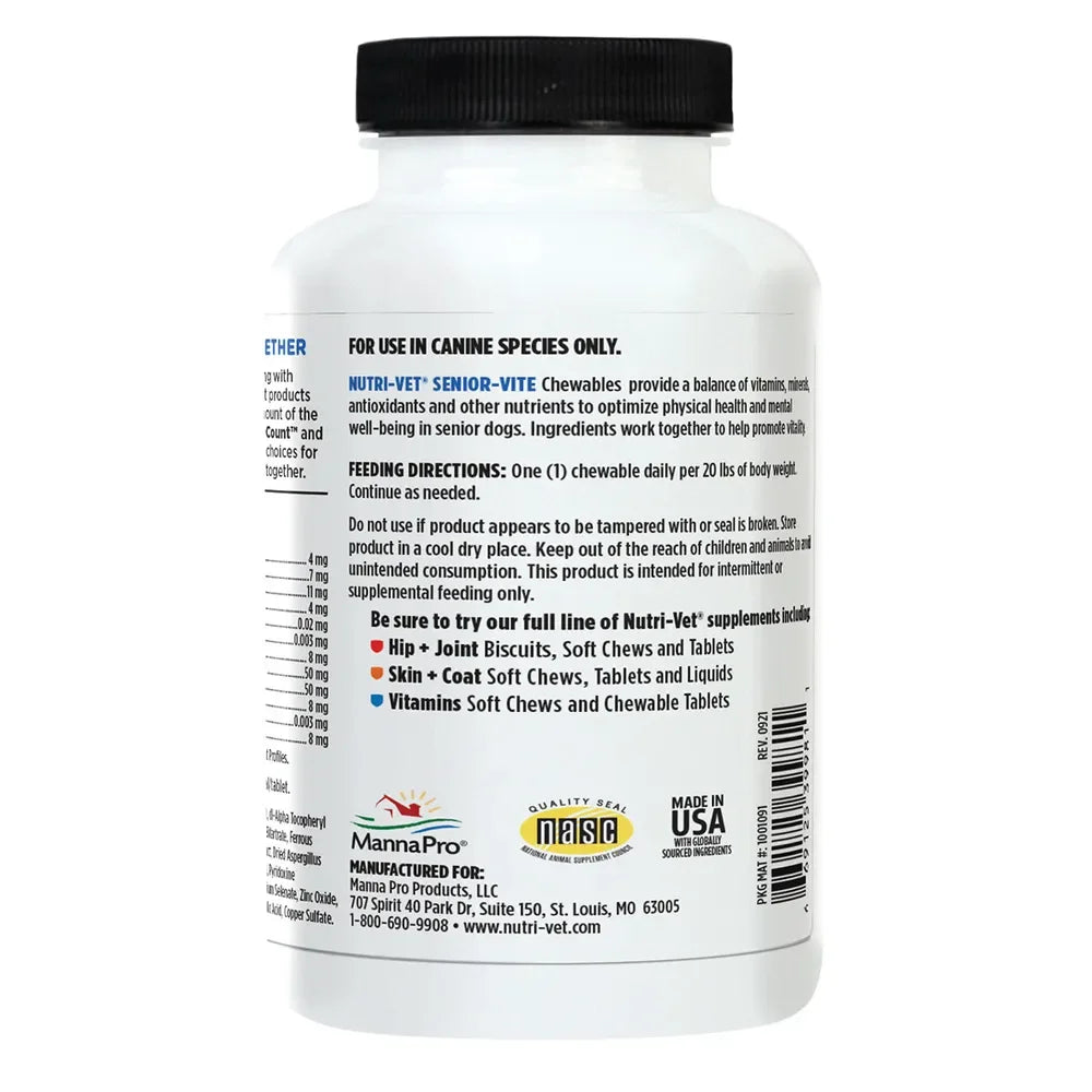 Nutri-Vet Senior-Vite Chewables