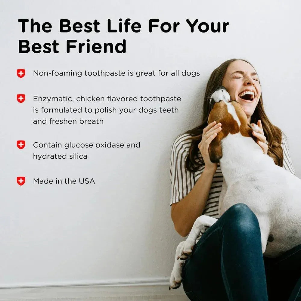 Nutri-Vet Enzymatic Toothpaste for Dogs - Pet Tooth Paste Nutri-Vet Houlihan Saddlery LLC