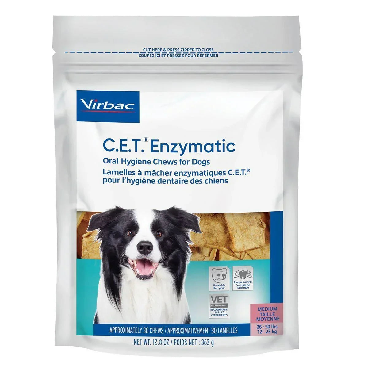 Virbac C.E.T. Enzymatic Oral Hygiene Chews for Dogs - Houlihan Saddlery LLC