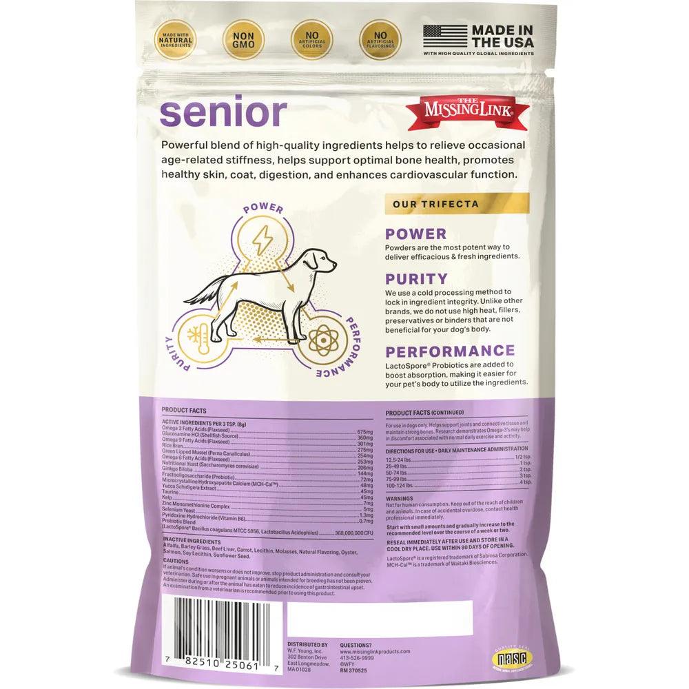 Missing Link Superfood Senior Dog - Houlihan Saddlery LLC
