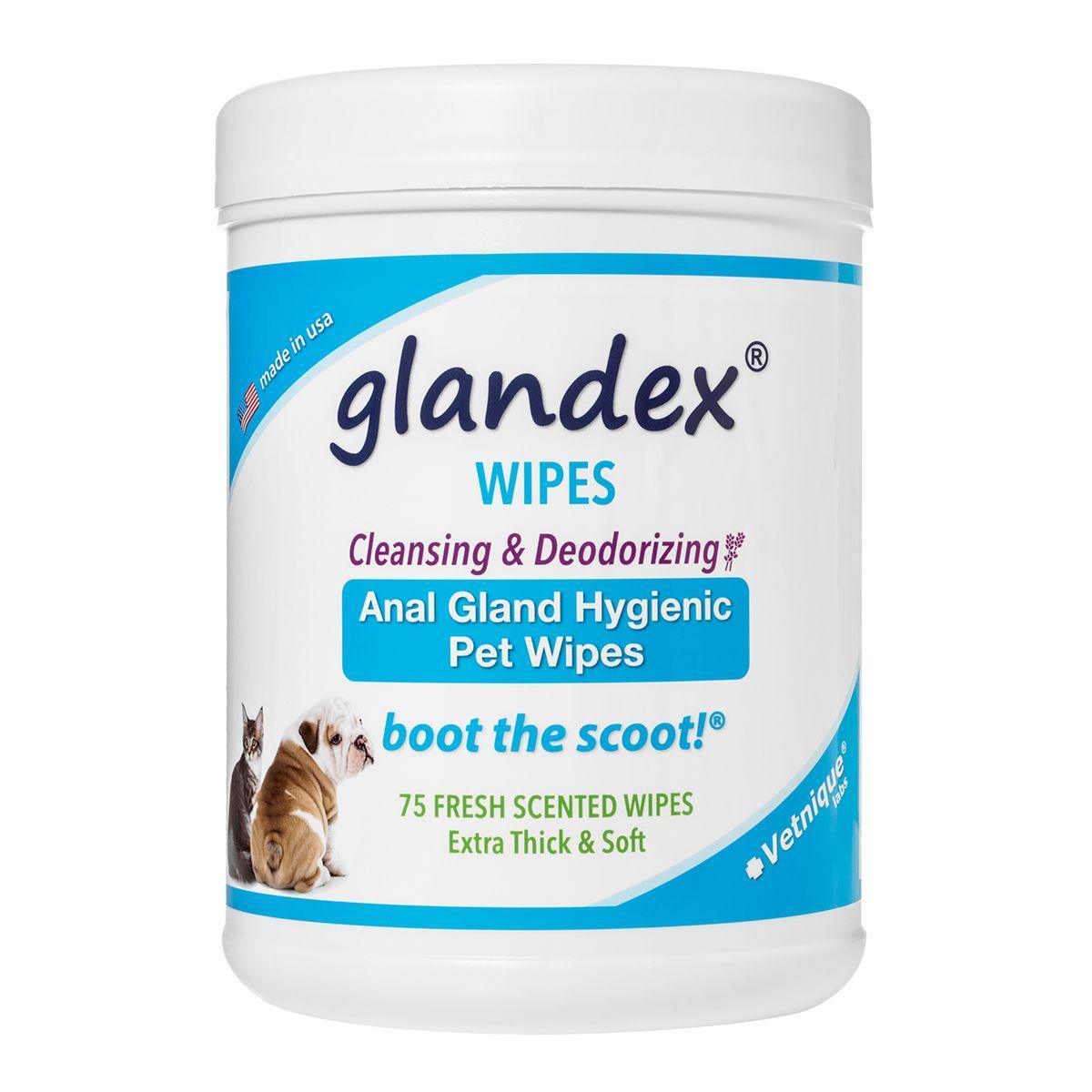 Glandex Anal Gland Hygienic Pet Wipes - Houlihan Saddlery LLC
