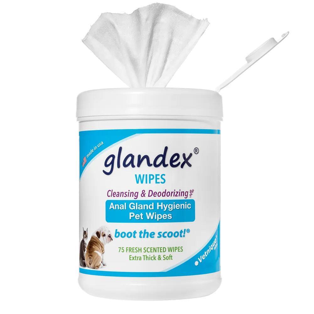 Glandex Anal Gland Hygienic Pet Wipes - Houlihan Saddlery LLC