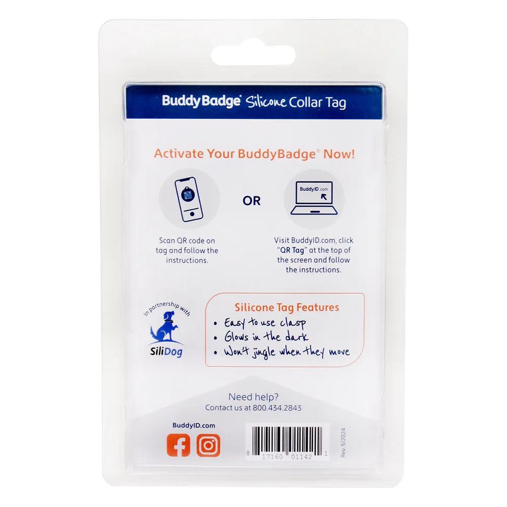 BuddyBadge Silicone Collar Tag - Houlihan Saddlery LLC