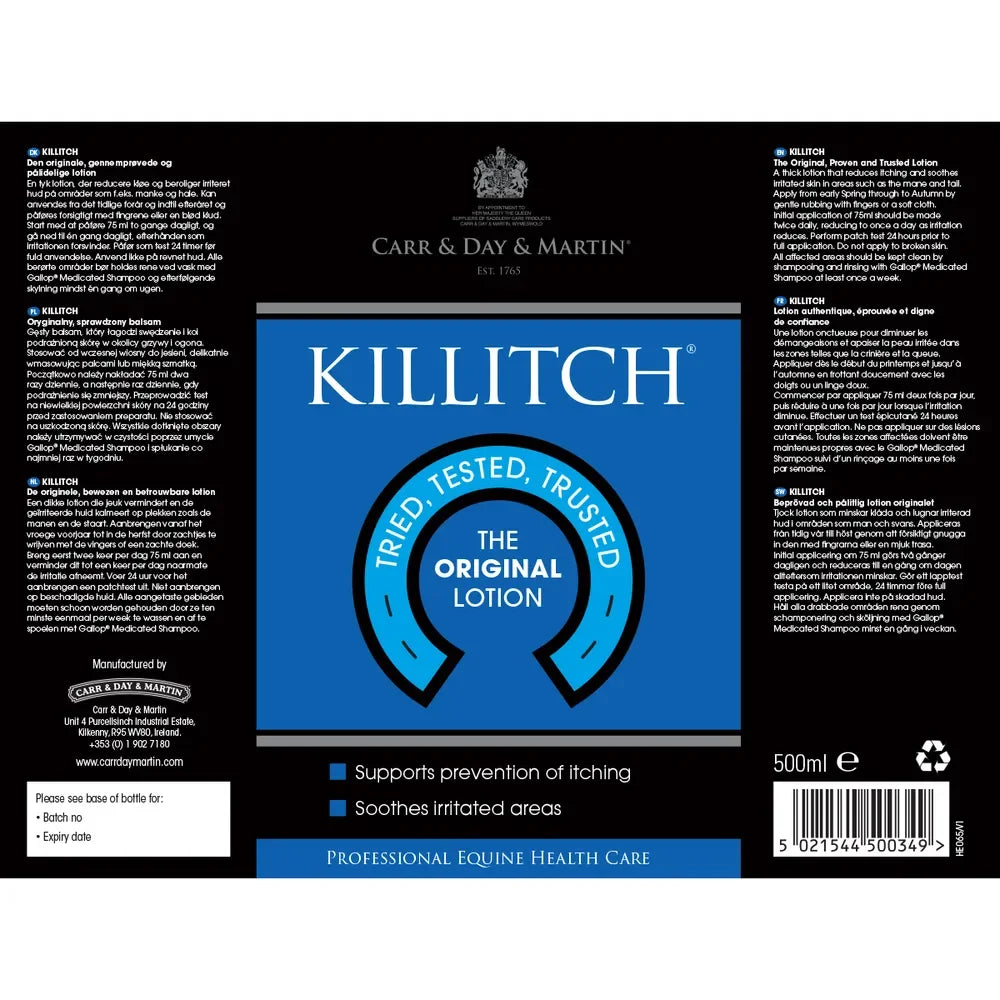 Killitch The Original Lotion - Houlihan Saddlery LLC