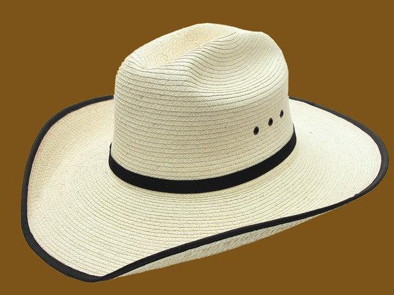 4" Brim, Low Crown Cattleman with Bound-Edge - Houlihan Saddlery LLC