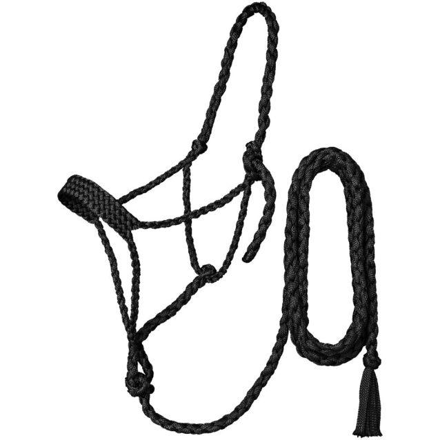 Tough1 Premium Mule Tape Halter with Lead - Houlihan Saddlery LLC