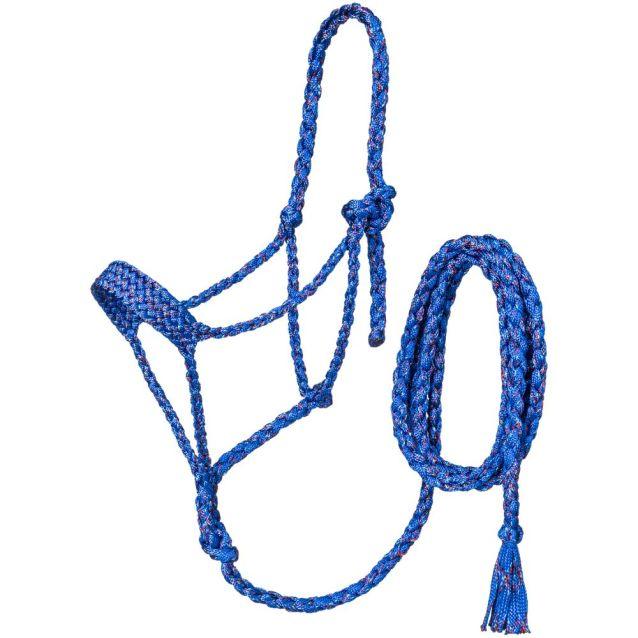 Tough1 Premium Mule Tape Halter with Lead - Houlihan Saddlery LLC