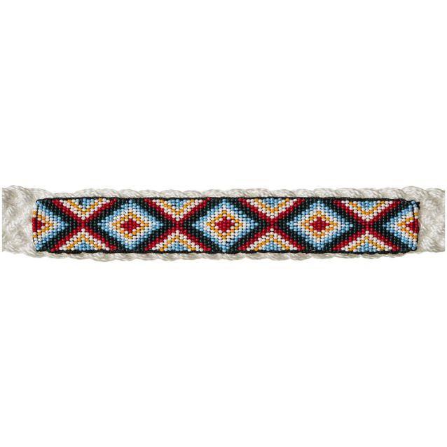 Tough1 Beaded Mule Tape Halter with Lead - Houlihan Saddlery LLC