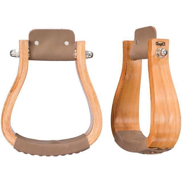 Tough1 Oak Hardwood Stirrups - Stirrups - Tough1 - Houlihan Saddlery LLC