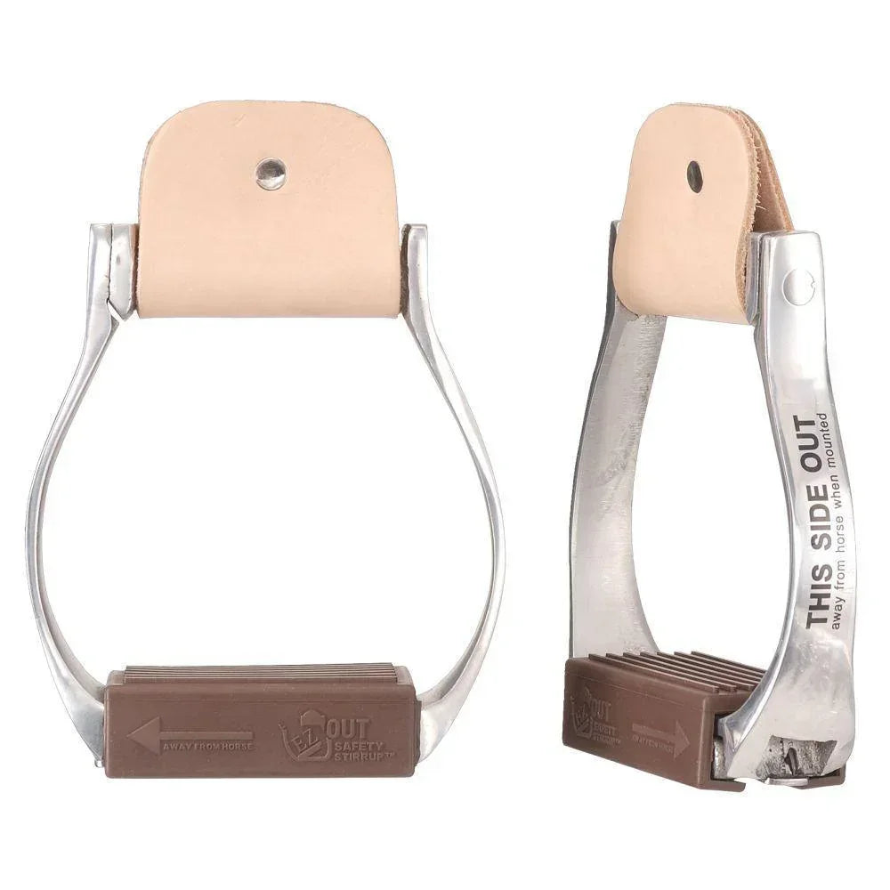 Tough1 Youth EZ Out Safety Stirrups - Stirrups Tough1 Houlihan Saddlery LLC
